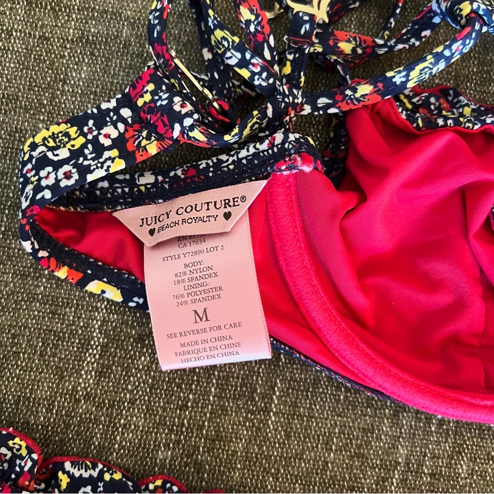 Juicy Couture Floral Bikini - Picture 4 of 4